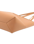 Pre-Loved Puzzle Fold Tote Leather, Tan