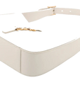 Pre-Loved Le 5 à 7 Shoulder Bag Leather with Gold Hardware, Cream