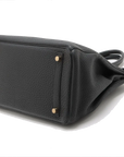 Pre-Loved Birkin Handbag Leather with Gold Hardware 30, Black