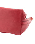 Pre-Loved Petit Noé Shoulder Bag Leather PM with Gold Hardware, Red