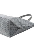 Pre-Loved Saint Louis Tote Goyardine Coated Canvas GM with Silver Hardware, Grey