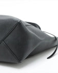Pre-Loved Cabas Phantom Tote Leather Medium with Gold Hardware, Black