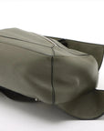Pre-Loved Puzzle Crossbody Bag Leather Small with Silver Hardware, Khaki Green