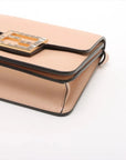 Pre-Loved Fab Crossbody Bag Leather Small with Gold Hardware, Beige
