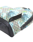 Pre-Loved GG Blooms Backpack Monogram Coated Canvas with Silver Hardware, Beige Multicolor