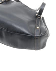 Pre-Loved Abbey D-Ring Tote Leather with Gold Hardware, Black