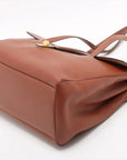 Pre-Loved Soft 16 Shoulder Bag Leather Large with Gold Hardware, Tan