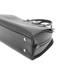 Pre-Loved Pont Neuf Handbag Leather GM with Silver Hardware, Black
