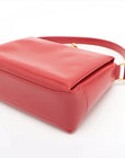 Pre-Loved Handbag Leather with Gold Hardware, Red
