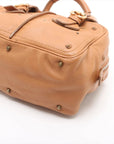 Pre-Loved Paddington Handbag Leather with Aged Gold Hardware, Tan