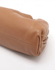 Pre-Loved The Pouch Clutch Leather Mini with Gold Hardware, Tan