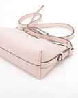 Pre-Loved Guccissima Crossbody Bag Monogram Leather Small with Gold Hardware, Light Pink