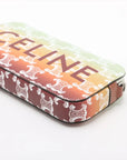 Pre-Loved Triomphe Camera Bag Crossbody Bag Triomphe Coated Canvas Small with Silver Hardware, Multicolor Gradient