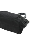 Pre-Loved Gaufre Tote Handbag Nylon with Gold Hardware, Black