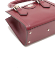 Pre-Loved Diana Tote Leather Mini with Gold Hardware, Burgundy
