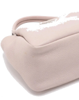 Pre-Loved Vitello Daino Two-Way Tote Handbag Leather with Silver Hardware, Light Pink