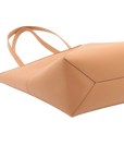 Pre-Loved Puzzle Fold Tote Leather, Tan