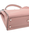 Pre-Loved Peekaboo Handbag Leather with Silver Hardware, Pink