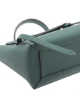 Pre-Loved Belt Bag Handbag Leather Micro with Gold Hardware, Green