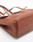 Pre-Loved Soft 16 Shoulder Bag Leather Large with Gold Hardware, Tan