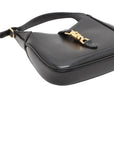 Pre-Loved Jackie 1961 Shoulder Bag Leather Mini with Gold Hardware, Black