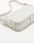 Pre-Loved Romy Shoulder Bag Leather with Gold Hardware, White