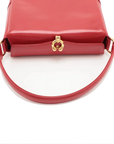 Pre-Loved Handbag Leather with Gold Hardware, Red