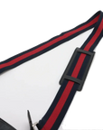 Pre-Loved GG Supreme Messenger Crossbody Bag Monogram Coated Canvas Small with Silver Hardware, Black