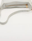 Pre-Loved Romy Shoulder Bag Leather with Gold Hardware, White