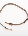 Pre-Loved Touch Crossbody Bag FF Logo Canvas Coated with Gold Hardware, Brown