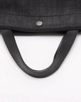 Pre-Loved Denim Tote Tote Denim with Silver Hardware, Black