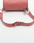 Pre-Loved Blondie Mini Barrel Shoulder Bag Leather Mini with Silver Hardware, Pink