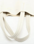 Pre-Loved Cabas Bi-Cabas Vertical Tote Leather with Gold Hardware, White and Yellow