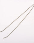 Pre-Loved Diorama Wallet on Chain Crossbody Bag Cannage Micro-Cannage Leather Small with Silver Hardware, Silver