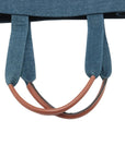 Pre-Loved Cabas Thais Tote Denim Large, Blue