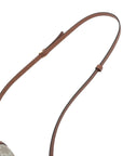 Pre-Loved Triomphe Wallet on Chain Crossbody Bag Triomphe Canvas with Gold Hardware, Beige and Tan