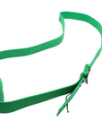 Pre-Loved Intrecciato Phone Pouch Crossbody Bag Intrecciato Leather Mini with Silver Hardware, Green