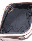 Pre-Loved Vitello Lux Frame Clutch Leather with Gold Hardware, Pink