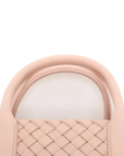 Pre-Loved Cabat Tote Intrecciato Leather Mini with Gold Hardware, Pink