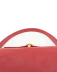 Pre-Loved Handbag Leather with Gold Hardware, Red