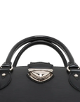 Pre-Loved Pont Neuf Handbag Leather GM with Silver Hardware, Black