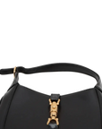 Pre-Loved Jackie 1961 Shoulder Bag Leather Mini with Gold Hardware, Black
