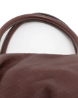Pre-Loved Sukey Handbag Diamante Leather with Gold Hardware, Brown