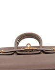 Pre-Loved Birkin Handbag Leather 25 with Gold Hardware, Etoupe