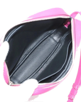 Pre-Loved Everyday Camera Bag Crossbody Bag Leather XS with Silver Hardware, Pink