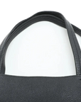 Pre-Loved Cabas Phantom Tote Leather Medium with Gold Hardware, Black