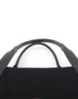 Pre-Loved Rive Gauche Tote Canvas Maxi with Gold Hardware, Black