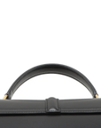Pre-Loved 16 (Seize) Handbag Leather Small with Gold Hardware, Black