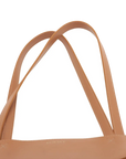 Pre-Loved Puzzle Fold Tote Leather, Tan