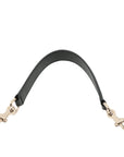 Pre-Loved Web Hobo Shoulder Bag Leather with Gold Hardware, Black